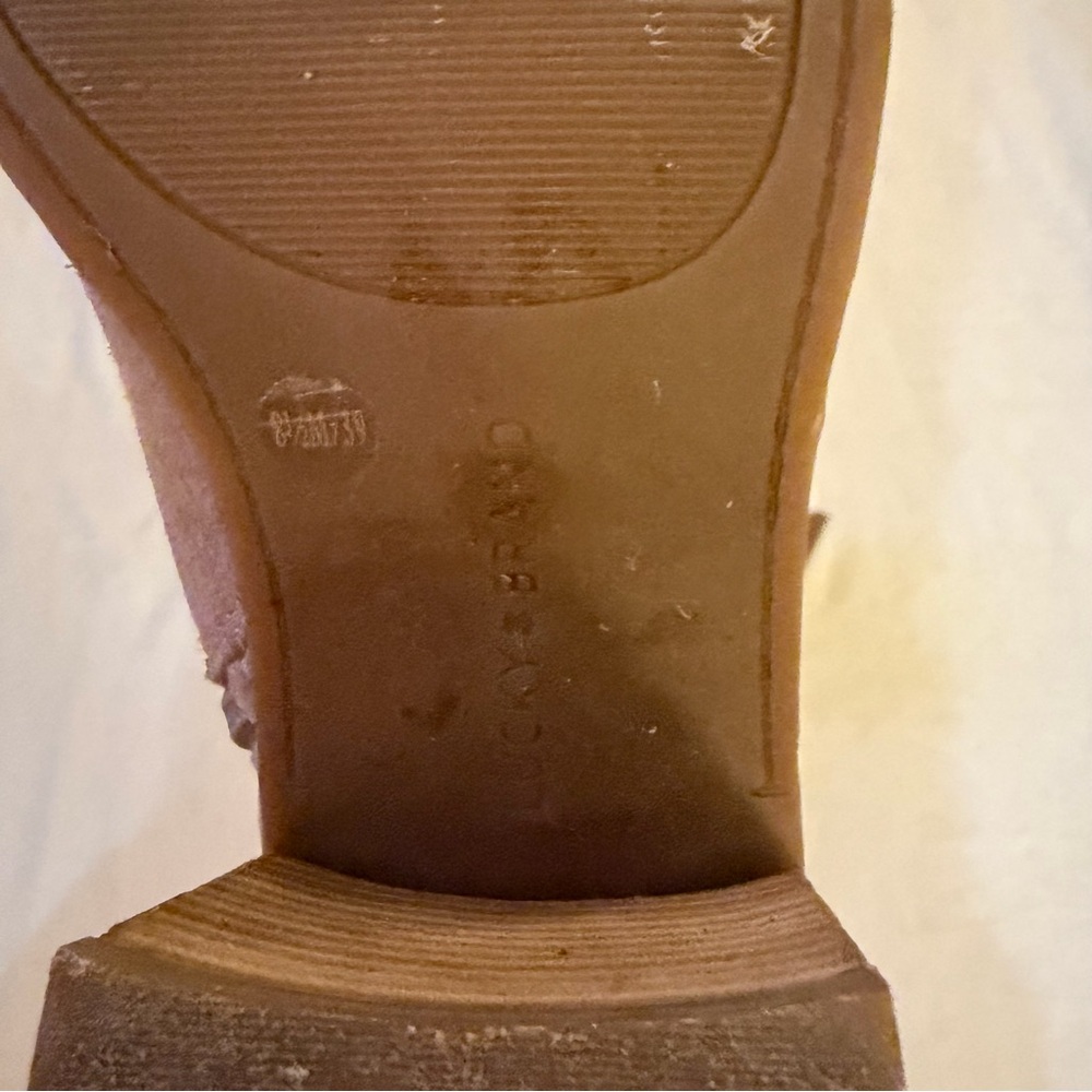 Lucky Brand Lace-Up Tan Suede Leather Ankle Booties - Picture 5 of 6